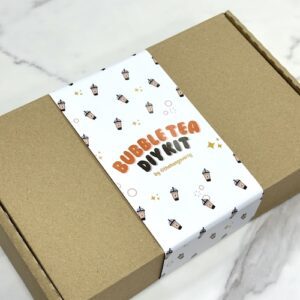 bubble tea diy kit home made box bbt Singapore wfh gift set bulk order delivery bubble tea diy kit singapore the hangover do it yourself ingredients how to make bubble tea at home