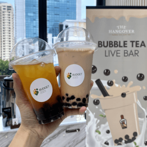 Bubble tea live station catering singapore bbt events mobile cart the hangover sg chaz events beverage boba wedding corporate bbt cart government vendors@gov