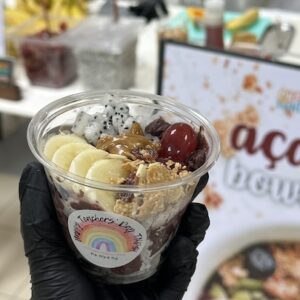 acai bowls fresh healthy acai live station onsite event service chaz events catering Singapore live station dessert bowl taro sweet potato qq balls milk tea bubble tea traditional dessert sg events corporate convention roadshow parties carnival