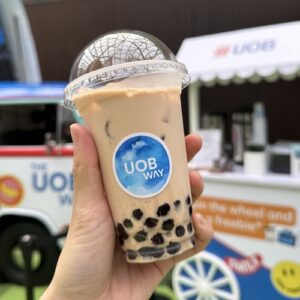 Bubble tea live station catering singapore bbt events mobile cart the hangover sg chaz events beverage boba