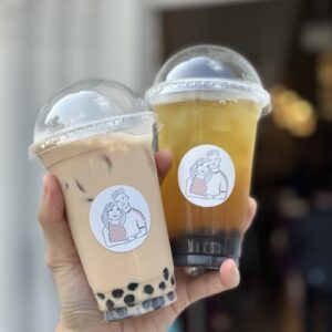 Bubble tea live station catering singapore bbt events mobile cart the hangover sg chaz events beverage boba wedding corporate