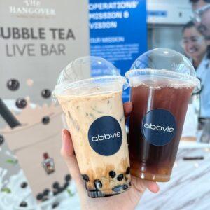 Bubble tea live station catering singapore bbt events mobile cart the hangover sg chaz events beverage boba wedding corporate