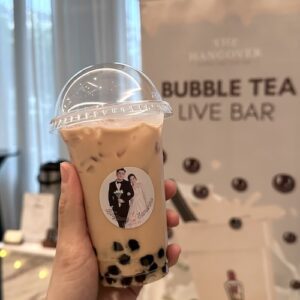 Bubble tea live station catering singapore bbt events mobile cart the hangover sg chaz events beverage boba wedding corporate