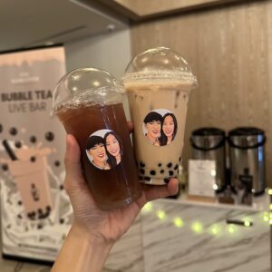 Bubble tea live station catering singapore bbt events mobile cart the hangover sg chaz events beverage boba wedding corporate bbt cart